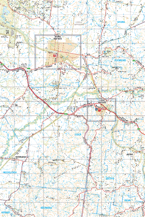Map 6877 - Spatial Vision's Vicmap Book (South East Edition 8, 2025) - 50K Series Preview 1
