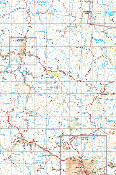 Map 6878 - Spatial Vision's Vicmap Book (South East Edition 8, 2025) - 50K Series Preview 1