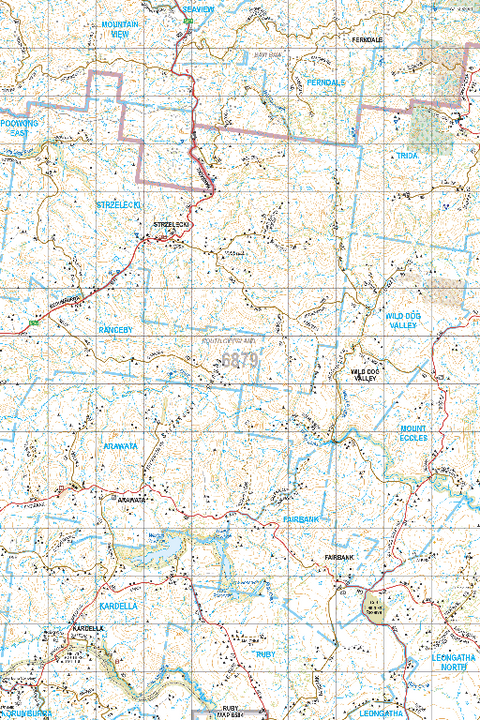Map 6879 - Spatial Vision's Vicmap Book (South East Edition 8, 2025) - 50K Series Preview 1