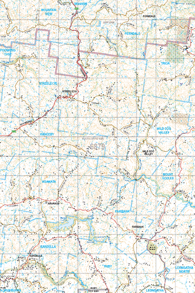Map 6879 - Spatial Vision's Vicmap Book (South East Edition 8, 2025) - 50K Series Preview 1
