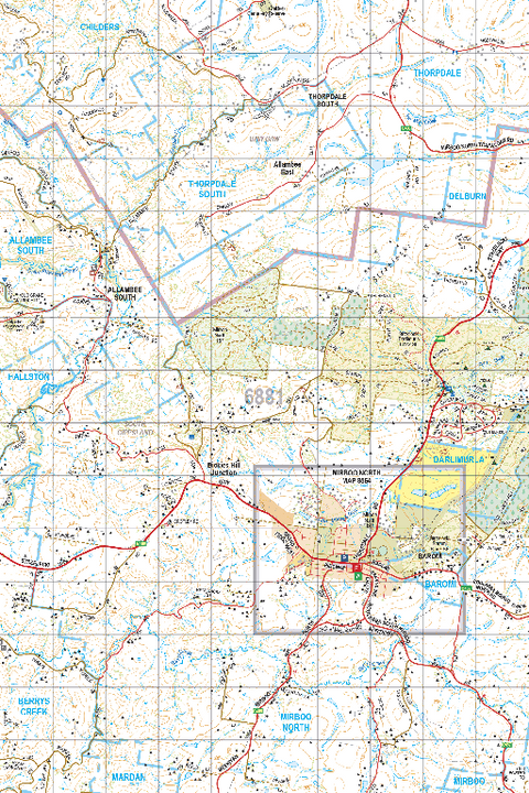 Map 6881 - Spatial Vision's Vicmap Book (South East Edition 8, 2025) - 50K Series Preview 1