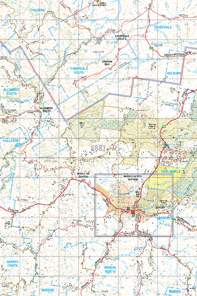 Map 6881 - Spatial Vision's Vicmap Book (South East Edition 8, 2025) - 50K Series Preview 1