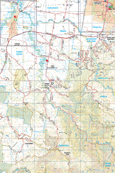 Map 6883 - Spatial Vision's Vicmap Book (South East Edition 8, 2025) - 50K Series Preview 1