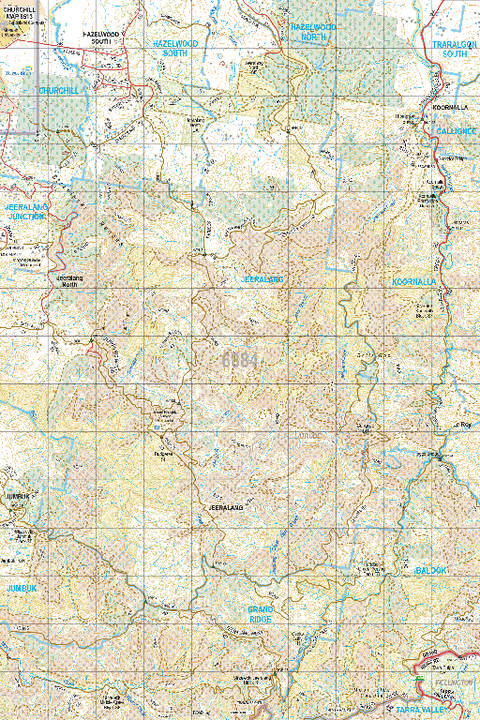 Map 6884 - Spatial Vision's Vicmap Book (South East Edition 8, 2025) - 50K Series Preview 1