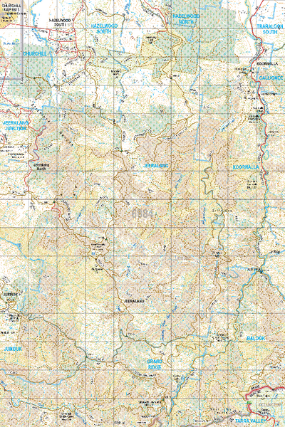 Map 6884 - Spatial Vision's Vicmap Book (South East Edition 8, 2025) - 50K Series Preview 1
