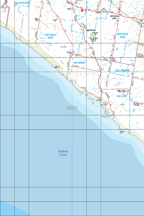 Map 6893 - Spatial Vision's Vicmap Book (South West Edition 8, 2025 Update) - 50K Series Preview 1
