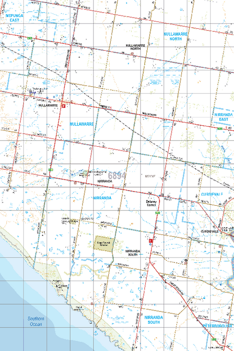 Map 6894 - Spatial Vision's Vicmap Book (South West Edition 8, 2025 Update) - 50K Series Preview 1