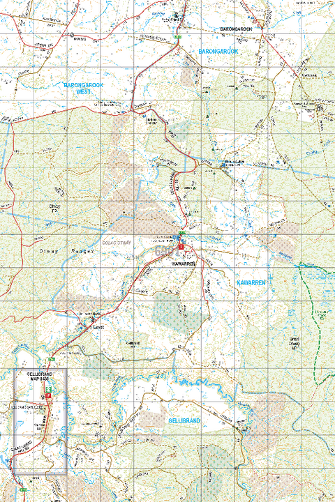 Map 6901 - Spatial Vision's Vicmap Book (South West Edition 8, 2025 Update) - 50K Series Preview 1