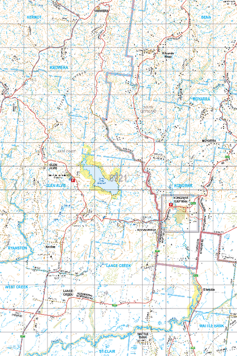 Map 6921 - Spatial Vision's Vicmap Book (South East Edition 8, 2025) - 50K Series Preview 1