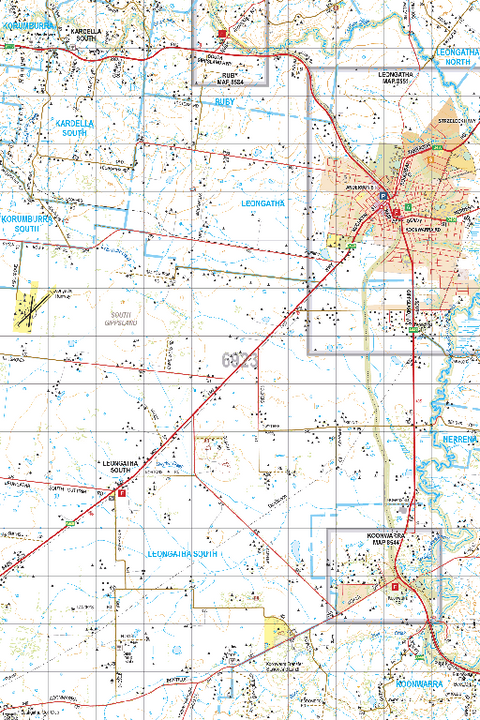 Map 6923 - Spatial Vision's Vicmap Book (South East Edition 8, 2025) - 50K Series Preview 1