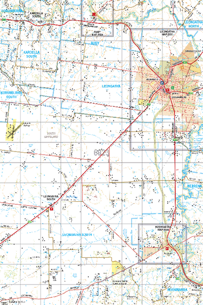Map 6923 - Spatial Vision's Vicmap Book (South East Edition 8, 2025) - 50K Series Preview 1