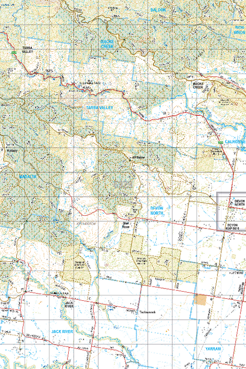 Map 6929 - Spatial Vision's Vicmap Book (South East Edition 8, 2025) - 50K Series Preview 1