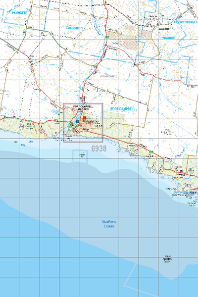 Map 6938 - Spatial Vision's Vicmap Book (South West Edition 8, 2025 Update) - 50K Series Preview 1