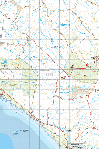 Map 6939 - Spatial Vision's Vicmap Book (South West Edition 8, 2025 Update) - 50K Series Preview 1