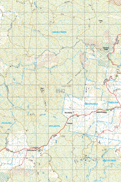 Map 6942 - Spatial Vision's Vicmap Book (South West Edition 8, 2025 Update) - 50K Series Preview 1