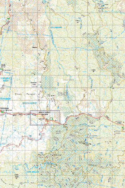 Map 6943 - Spatial Vision's Vicmap Book (South West Edition 8, 2025 Update) - 50K Series Preview 1
