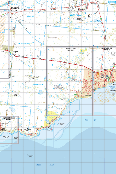Map 6962 - Spatial Vision's Vicmap Book (South East Edition 8, 2025) - 50K Series Preview 1
