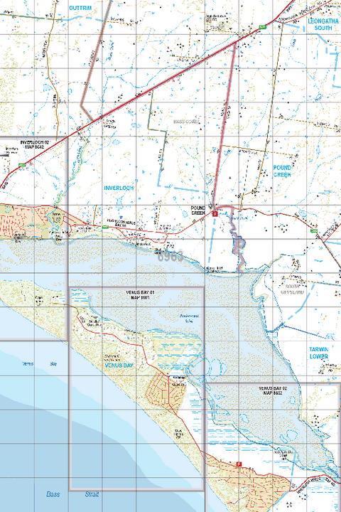 Map 6963 - Spatial Vision's Vicmap Book (South East Edition 8, 2025) - 50K Series Preview 1
