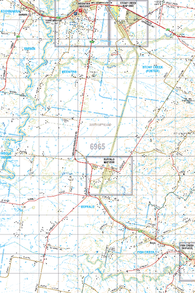 Map 6965 - Spatial Vision's Vicmap Book (South East Edition 8, 2025) - 50K Series Preview 1