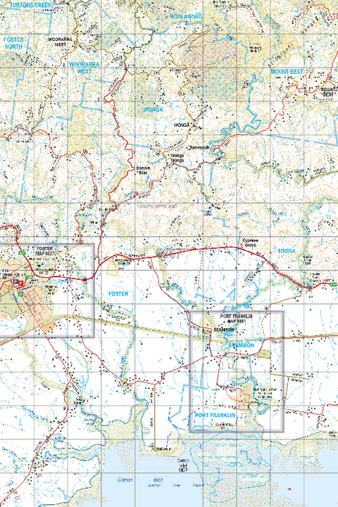 Map 6967 - Spatial Vision's Vicmap Book (South East Edition 8, 2025) - 50K Series Preview 1