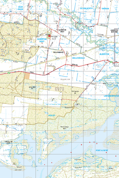 Map 6970 - Spatial Vision's Vicmap Book (South East Edition 8, 2025) - 50K Series Preview 1