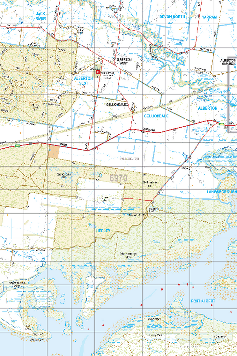 Map 6970 - Spatial Vision's Vicmap Book (South East Edition 8, 2025) - 50K Series Preview 1