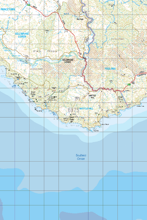 Map 6975 - Spatial Vision's Vicmap Book (South West Edition 8, 2025 Update) - 50K Series Preview 1