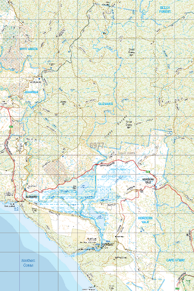 Map 6977 - Spatial Vision's Vicmap Book (South West Edition 8, 2025 Update) - 50K Series Preview 1