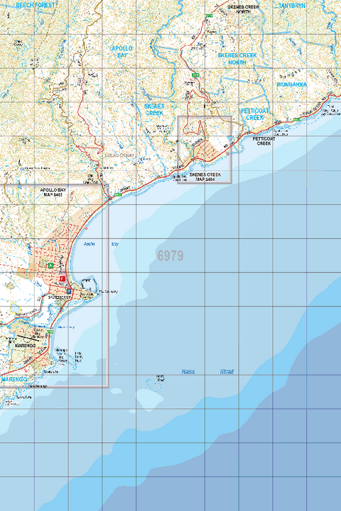 Map 6979 - Spatial Vision's Vicmap Book (South West Edition 8, 2025 Update) - 50K Series Preview 1