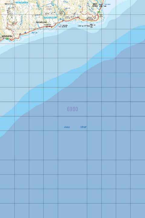 Map 6980 - Spatial Vision's Vicmap Book (South West Edition 8, 2025 Update) - 50K Series Preview 1