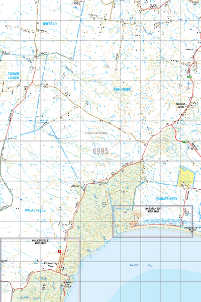 Map 6985 - Spatial Vision's Vicmap Book (South East Edition 8, 2025) - 50K Series Preview 1