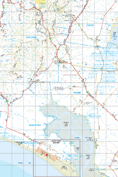 Map 6986 - Spatial Vision's Vicmap Book (South East Edition 8, 2025) - 50K Series Preview 1