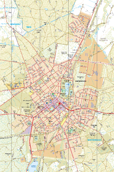 Maryborough - Spatial Vision's Vicmap Book (South West Edition 8, 2025 Update) Preview 1