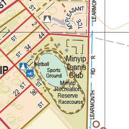 Minyip - Spatial Vision's Vicmap Book (South West Edition 8, 2025 Update) Preview 3