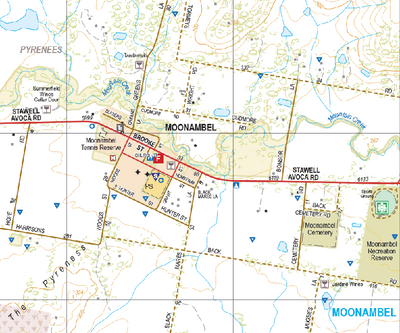 Moonambel - Spatial Vision's Vicmap Book (South West Edition 8, 2025 Update) Preview 1