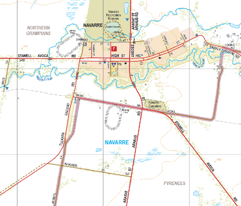 Navarre - Spatial Vision's Vicmap Book (South West Edition 8, 2025 Update) Preview 1