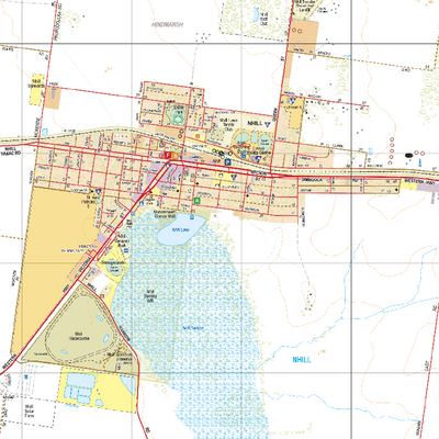 Nhill - Spatial Vision's Vicmap Book (South West Edition 8, 2025 Update) Preview 1