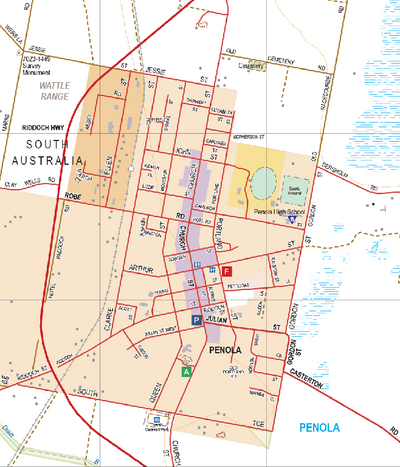 Penola - Spatial Vision's Vicmap Book (South West Edition 8, 2025 Update) Preview 1