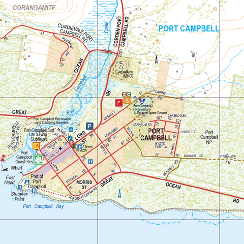 Port Campbell - Spatial Vision's Vicmap Book (South West Edition 8, 2025 Update) Preview 1