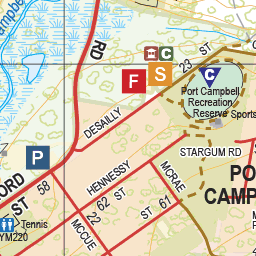Port Campbell - Spatial Vision's Vicmap Book (South West Edition 8, 2025 Update) Preview 2