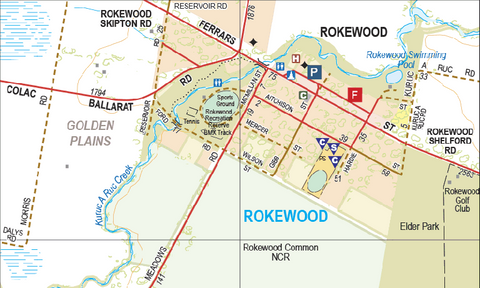 Rokewood - Spatial Vision's Vicmap Book (South West Edition 8, 2025 Update) Preview 1
