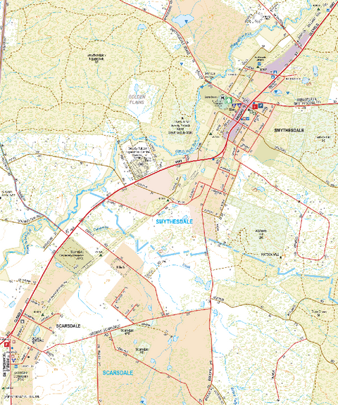 Scarsdale-Smythesdale - Spatial Vision's Vicmap Book (South West Edition 8, 2025 Update) Preview 1