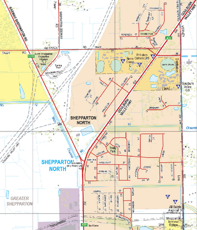 Shepparton North - Spatial Vision's Vicmap Book (North East Edition 8, 2025) Preview 1
