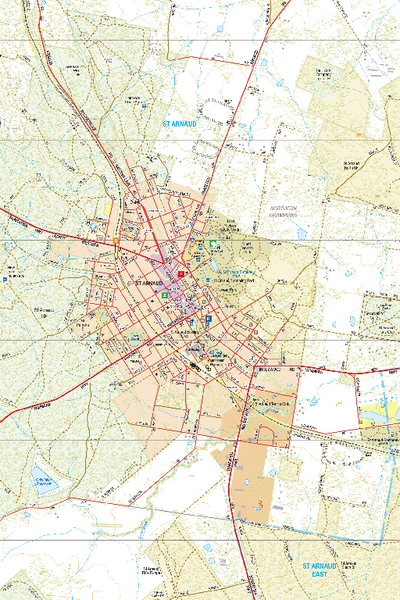 St Arnaud - Spatial Vision's Vicmap Book (South West Edition 8, 2025 Update) Preview 1