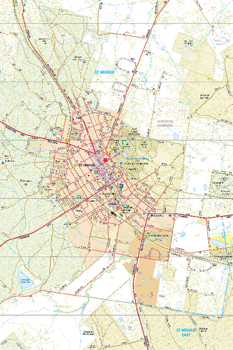 St Arnaud - Spatial Vision's Vicmap Book (South West Edition 8, 2025 Update) Preview 1
