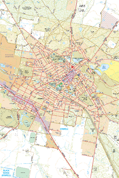 Stawell - Spatial Vision's Vicmap Book (South West Edition 8, 2025 Update) Preview 1