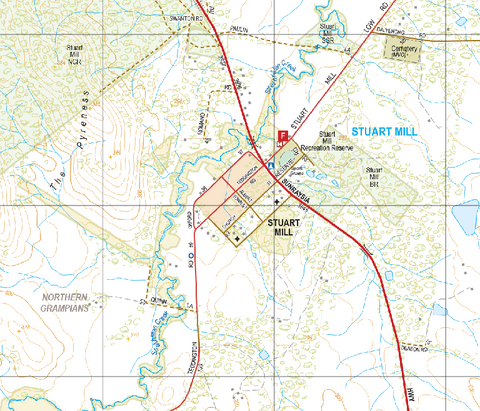 Stuart Mill - Spatial Vision's Vicmap Book (South West Edition 8, 2025 Update) Preview 1