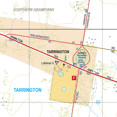 Tarrington - Spatial Vision's Vicmap Book (South West Edition 8, 2025 Update) Preview 1