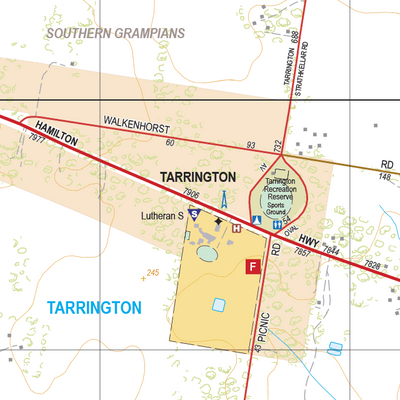 Tarrington - Spatial Vision's Vicmap Book (South West Edition 8, 2025 Update) Preview 1