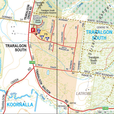 Traralgon South - Spatial Vision's Vicmap Book (South East Edition 8, 2025) Preview 1